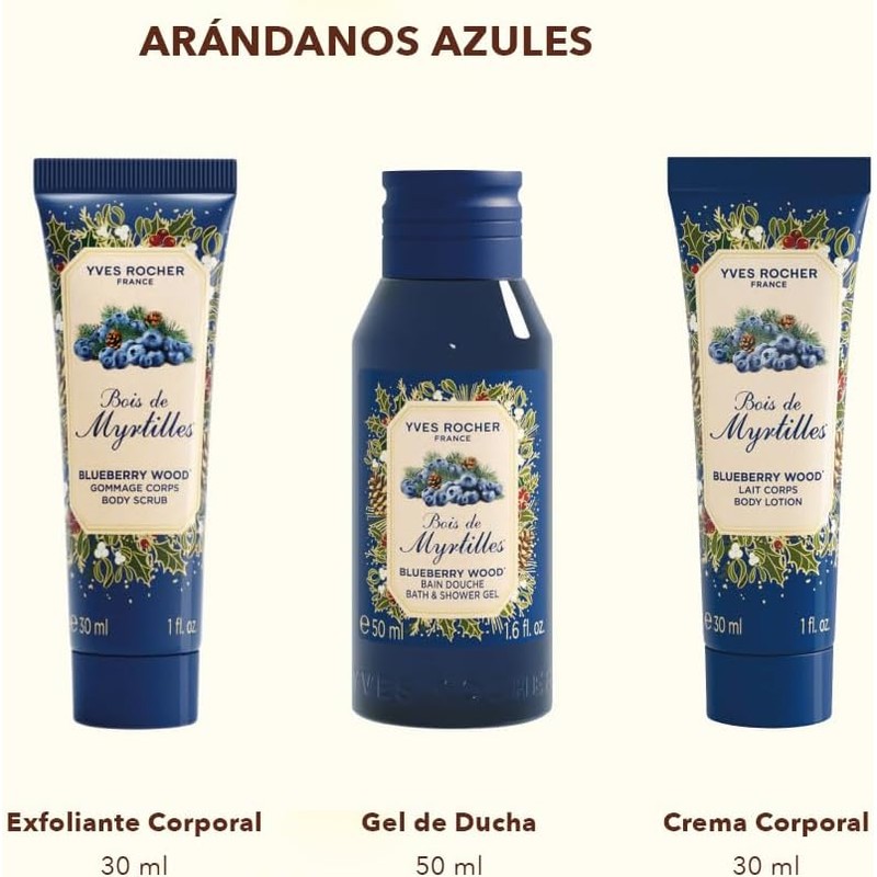 Kit Corporal Arándanos Azules Yves Rocher – 3 en 1