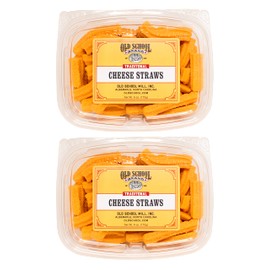 Old School Brand 2 Pack Cheese Straws - 6 oz Packages - Traditional