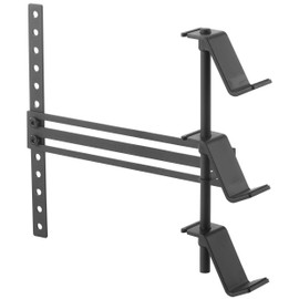 山崎実業(Yamazaki) テレビ裏 ゲームコントローラー収納ラック ブラック 約W40.5XD8.5XH30cm スマート 置いたまま充電可能 コントローラーケース 5091