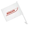 Boston Whaler Red Logo Car Truck Flag with Window Clip