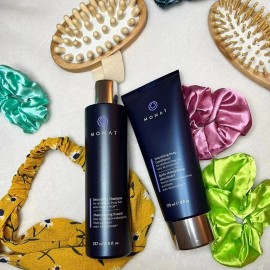 Monat Duo Smoothing Shampoo and Conditioner for rebellious,fri