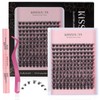 KISSXIAOYA Eyelash Extensions, DIY Custom Cluster Eyelash Tool Set (144