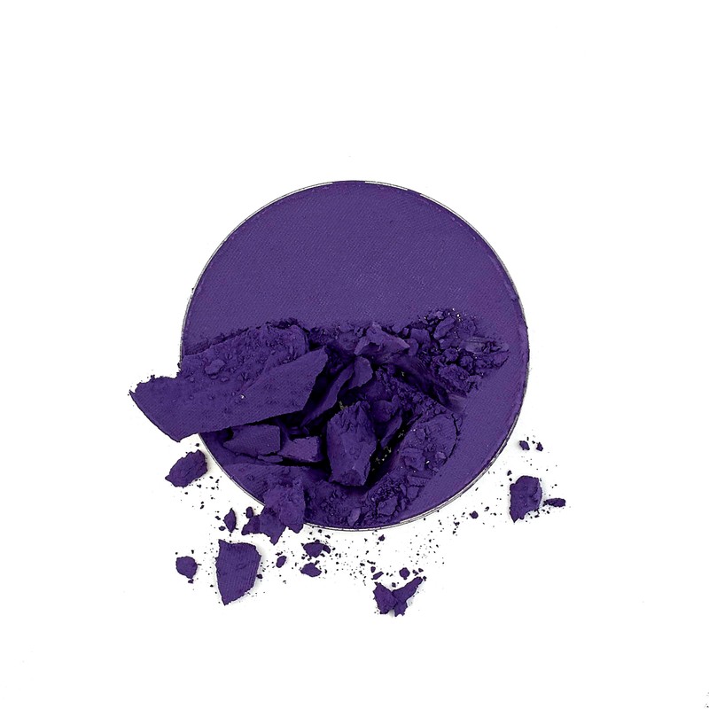 Intense Purple eye shadow. Maximum colour pressed powder eye shadow.