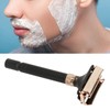 Shaving Handle Metal Safety Double Edge Reusable Shaving Long Handle