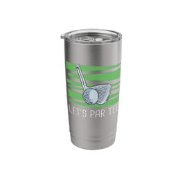 Golf Golfing Golfer Pitch Par Stainless Steel Insulated Tumbler