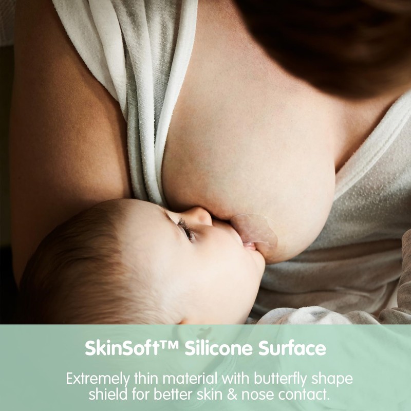 MAM Nipple Shields Size Small (Pack of 2), Breast Shields