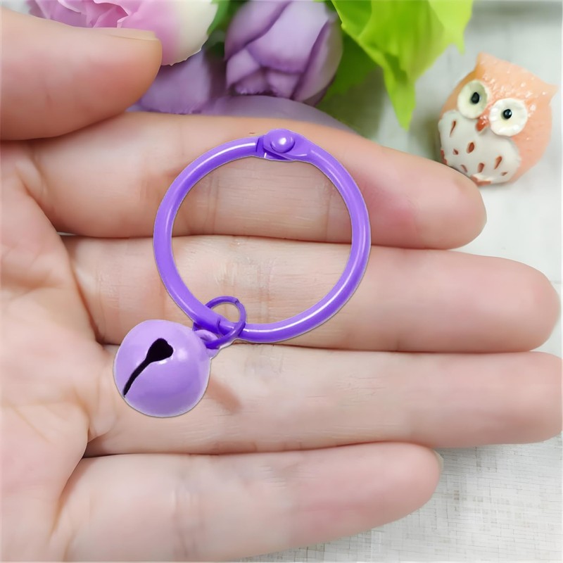 YUYUDEHM 8PCS Cat Dog Collar Bells, Anti-Lost Training Bells for