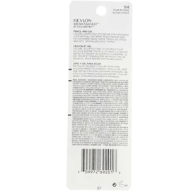 Revlon Brow Fantasy Pencil & Gel, Dark Blonde [104], 0.04 oz (Packs of 2)