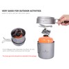 Boundless Voyage Titanium Pot Pan Set with Folding Handles Outdoor
