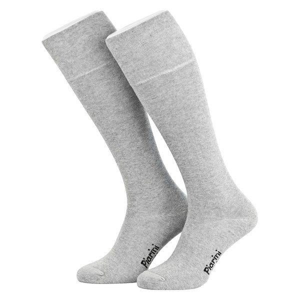 Piarini 4 Pairs of ladies’ Knee-High Cotton Socks, without Elastic