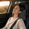 Memory Foam Car Neck Pillow for Driving – Adjustable Headrest