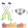 2 Pieces Stainless Steel Canning Jar Lifter Tongs and Canning