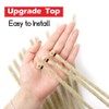 BOHOBABE 20 Inch Thin Synthetic Dreadlock Extensions 0.6cm 20 Strands