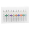 10PCS 3.1-4mm Hard Alloy Bit Micro Drill Bits Set Straight