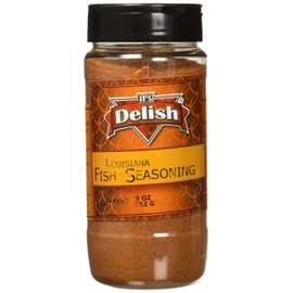 Louisiana Fish Seasoning by Its Delish, 9 oz Medium Jar