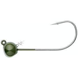 Owner American 4156GP-086 6 Stick Bait Shaky Head - Green Pumpkin - 6/0 - 1/2 oz
