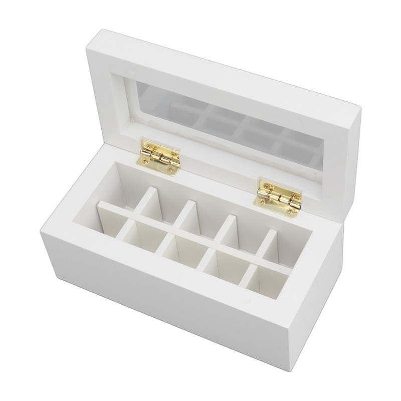 10 Slots Essential Oil Storage Box Case Bamboo Wood Essential