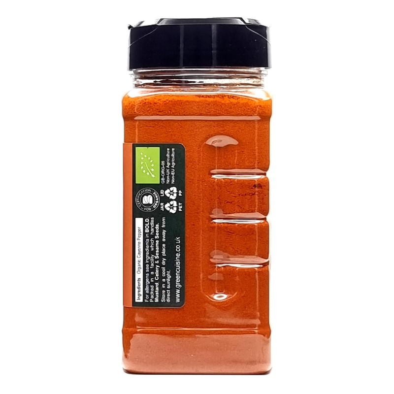 Organic Cayenne Pepper | 280g | Hot Cayenne Chilli Powder