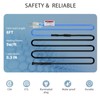 TOPDURE 60ft Roof Deicing Cable, 5w/ft Constant Wattage, CSA ETL