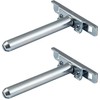 Gedotec Adjustable Shelf Bracket, Pack of 2 Shelf Brackets, Invisible,