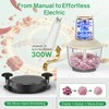 Electric Chicken Shredder,300W Food Processor Meat Grinder with 8 Cup