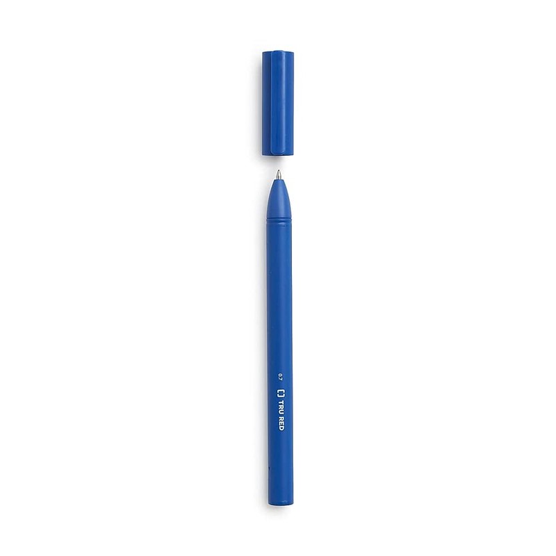 STAPLES TRU RED Gel Pen - Quick Dry, 0.7mm Point,