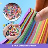 Origami Star Paper Strips, 1350pcs Coloured Star Origami Double Sided