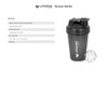 Lifespan Fitness Shaker Bottle, 500 ml Capacity, Black