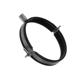 Ø 125mm / 5 inch Metal Lined Hose Clip - Anti Vibration Suspension Ring - Duct Holder with Rubber - Pipe Clamp Bracket