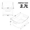 CiWiVOKi Clear Plastic Storage Bins, Set of 12, Multi-Use Organization