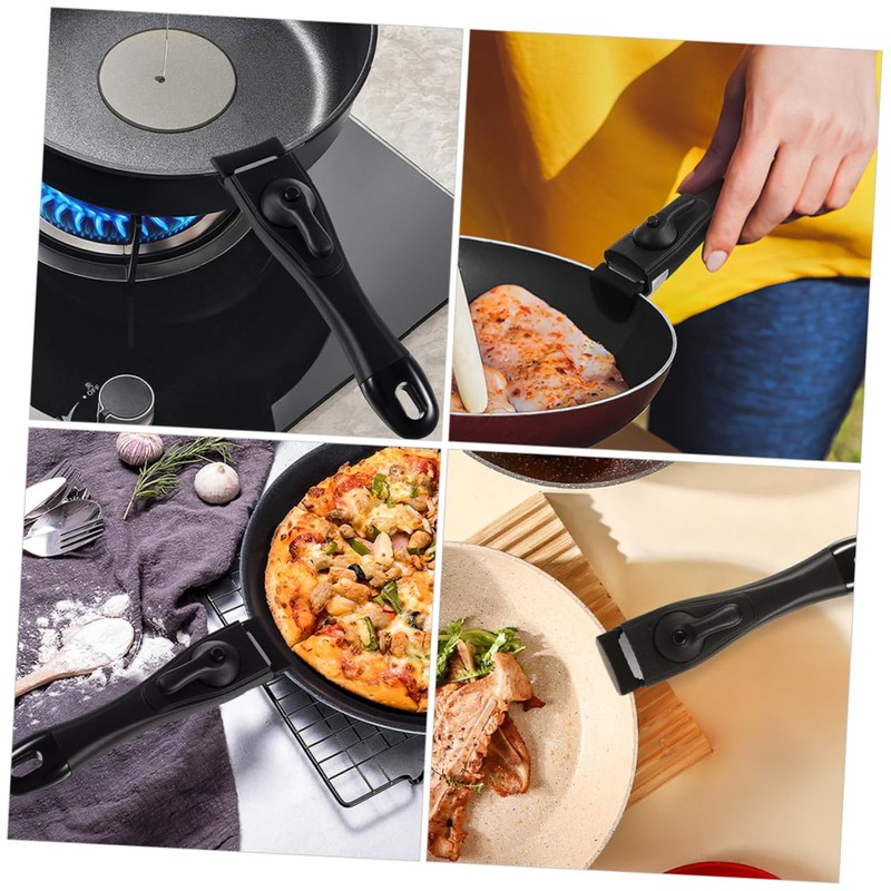 CIYODO Metal Pot Handle Replacement Easy Attach/Detach Self-Locking Handles for