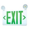RP Lighting 12-Inch Standard LED Green Exit Emergency Combo Light,