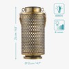 Navaris LED Solar Lantern Cylindrical for Outdoor Use with Carry
