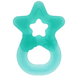 Dentistar BeiÃring 2er-Set â Teether fÃ¼r Babys & Kleinkinder ab 3 Monate â Baby BeiÃring mit Griff aus weichem Material zur Zahnungshilfe & Massage â Made in Germany â TÃ¼rkis & Orange