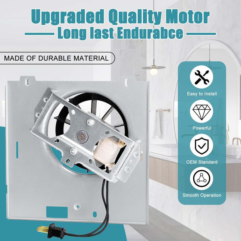 Criditpid 663-E/688-E Replacement Motor, S97012029 Fan Motor Assembly for Nutone