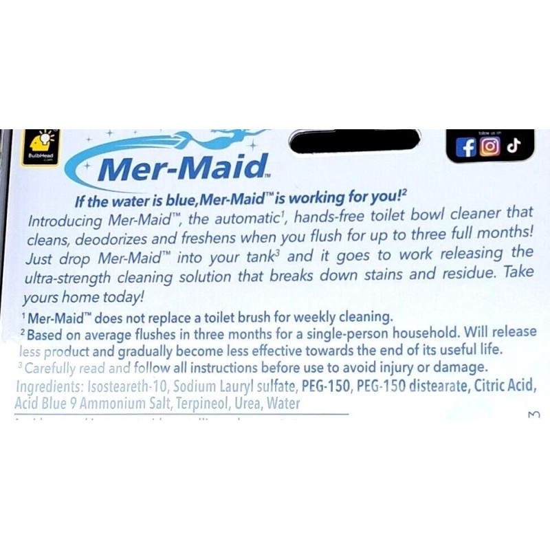 Mer-Maid ASTV Mer-Maid Automatic Toilet Bowl Cleaner