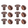 200 Sets Book Binding Screw Uniform Coating Curved Surfaces Brass