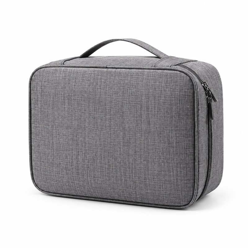 Travel Cable Organizer Case for Electronics – Waterproof Nylon Storage