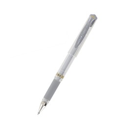 Uni-Ball Signo UM-153 Gel Ink Rollerball Pen, 1.0mm, Broad Point, Silver Ink, Pack of 3