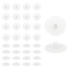 sourcing map 100Pcs Screw Cap Covers, 18 x 4.5mm Plastic