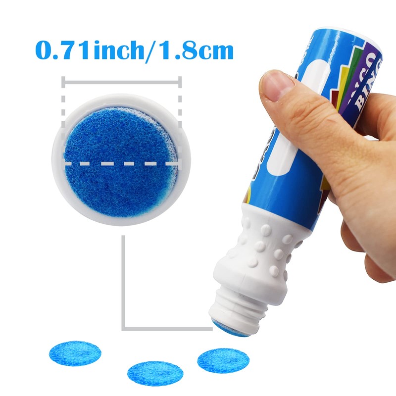 Yuanhe Bingo Daubers Dot Markers - Mixed Colors Set of