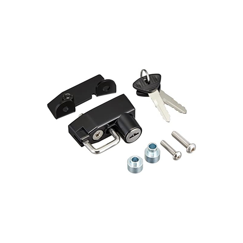 Kijima HDC-05004 Motorcycle Motorcycle Parts Helmet Lock, Black Scrambler '15y~