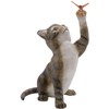 Tabby Playful Cat Decorative Ornament Figurine (6cm x 12cm x