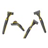 Defender Yellow and Black Handle Defender Razor w/ 8pk Extra