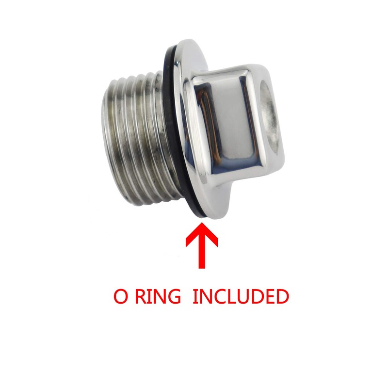 Heavy Duty 316 Stainless Steel Boat Marine Garboard Drain Plug