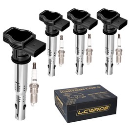 4X Ignition Coil Packs and Spark Plugs for Volkswagen Tiguan Jetta 2.0L L4