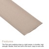 MECCANIXITY Flat Nylon Webbing Strap 1.5 Inch 10 Yards Champagne