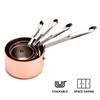 Stainless Steel Copper Plated Measuring Cup Set of 4 |