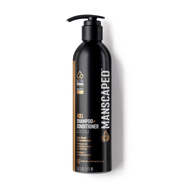 MANSCAPED® 2 In 1 Shampoo & Conditioner, UltraPremium Formula Infused