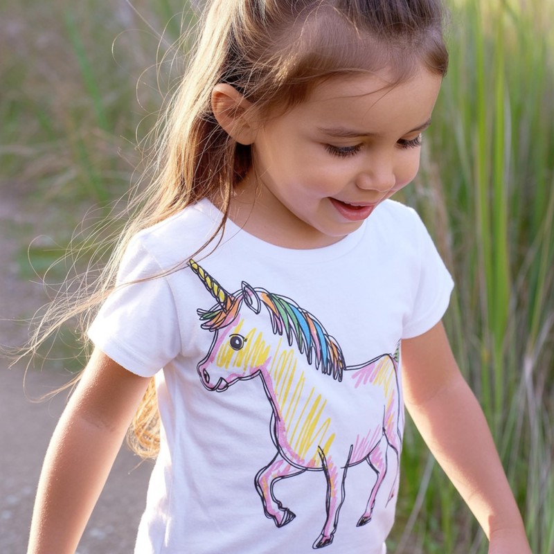 Zenacolor 24 Fabric Markers Pens Set - Non Toxic Fabric